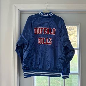 Bro Denim Buffalo Bills Satin Bomber